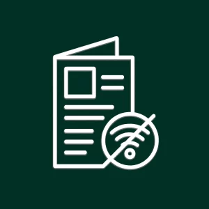 Support imprimé consultable sans connexion internet