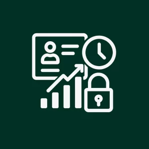 Interface CRM sur-mesure illustrant la gestion des clients et des données commerciales