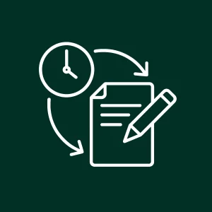 Illustration de l’efficacité et du gain de temps grâce à des directives visuelles claires.