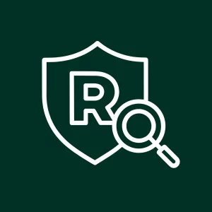 Icône d’un badge représentant la reconnaissance et l’identité d’une marque