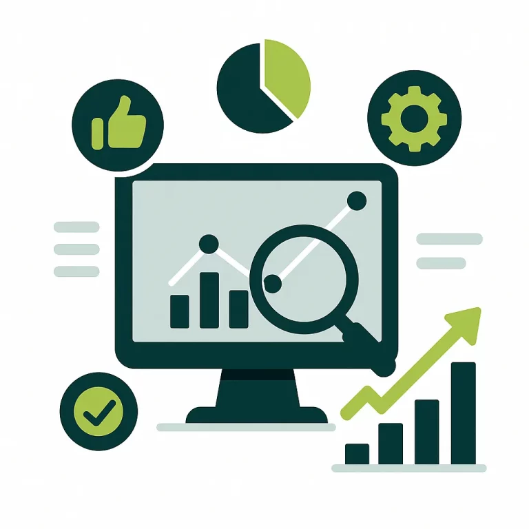 Illustration vectorielle d’un tableau de bord d’analytique pour l’analyse des performances en community management.