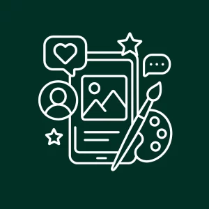 Création de visuels impactants pour les réseaux sociaux.